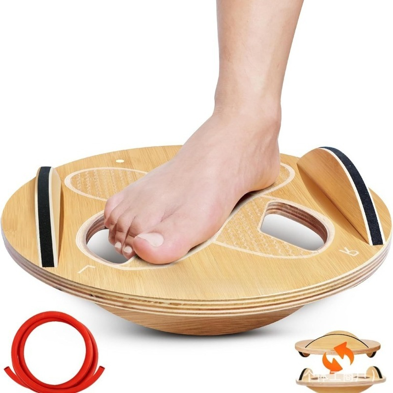 Wooden Fitness Balance Board A - Yoga Fitness Training review and price