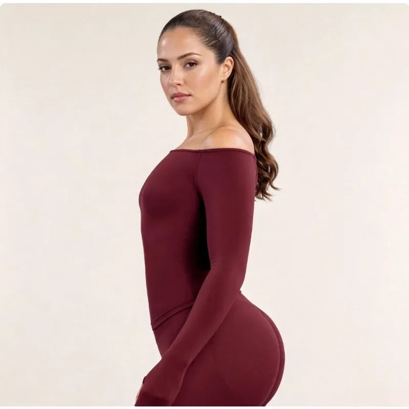 Womens Off Shoulder Long Sleev - Yoga Of Fitness review and price