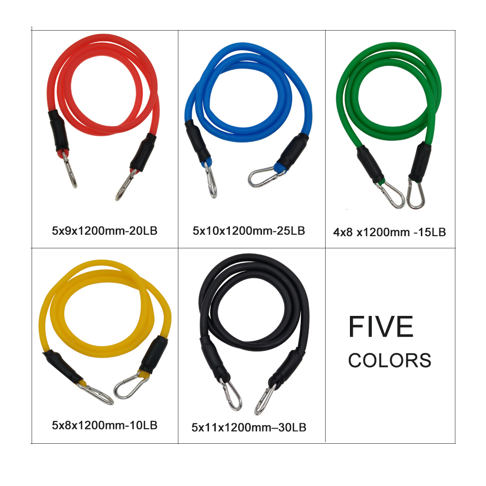 YOUGLE 11pcs/set Pull Rope Fit - Yoga Fitness Resistance Band review and price
